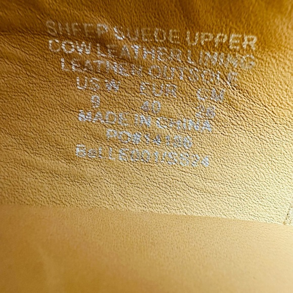 Quince Italian Suede Penny Loafer In Almond Size 9 - Picture 9 of 9